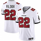 Men & Women & Youth Tampa Bay Buccaneers #22 Kindle Vildor White 2025 Vapor Limited Stitched Jersey,baseball caps,new era cap wholesale,wholesale hats
